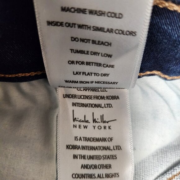 Nicole Miller Soho High Rise Ankle Skinny 12 - Picture 7 of 8